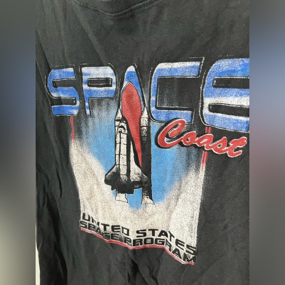 Women’s Black Prince Peter Space Coast T-shirt - M - Picture 2 of 4